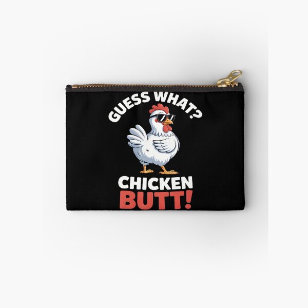 Item preview, Guess What Chicken Butt Funny Chicken Meme designed and sold by BrandyMegan.