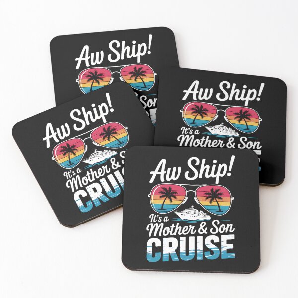 Item preview, Aw Ship! Mother & Son Cruise Vacation Mother's Day designed and sold by CruelShadesSt.