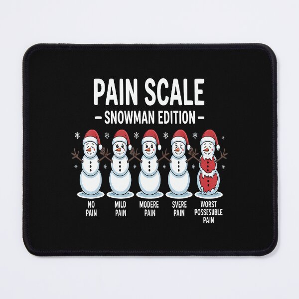 Item preview, Pain Scale Snowman Edition Funny Nurse Doctor Winter Humor designed and sold by EileenDeana.