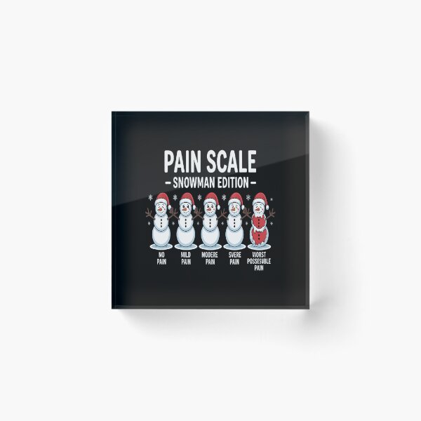 Item preview, Pain Scale Snowman Edition Funny Nurse Doctor Winter Humor designed and sold by EileenDeana.