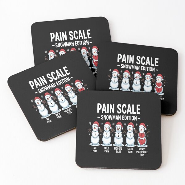 Item preview, Pain Scale Snowman Edition Funny Nurse Doctor Winter Humor designed and sold by EileenDeana.