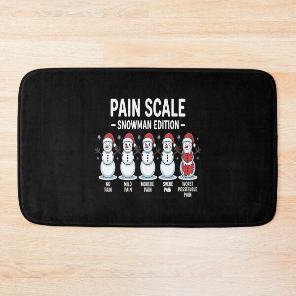 Item preview, Pain Scale Snowman Edition Funny Nurse Doctor Winter Humor designed and sold by EileenDeana.