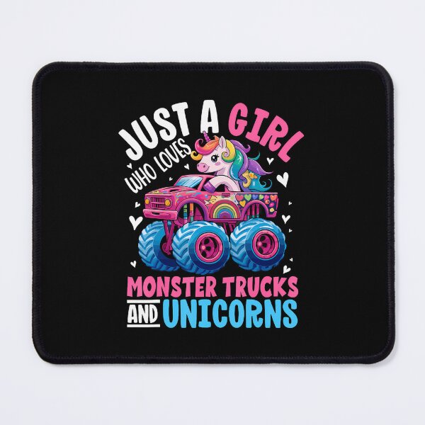 Item preview, Just A Girl Who Loves Monster Trucks And Unicorns designed and sold by BrandyMegan.