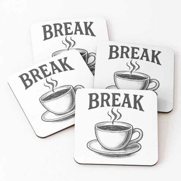 Item preview, Break Coffee designed and sold by RYKERVINCENT.