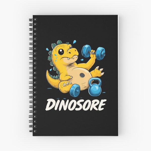 Item preview, Funny Cute Dinosaur Workout Gym Fitness Weightlifting designed and sold by PeggyBeverly.