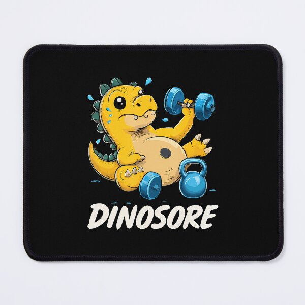 Item preview, Funny Cute Dinosaur Workout Gym Fitness Weightlifting designed and sold by PeggyBeverly.