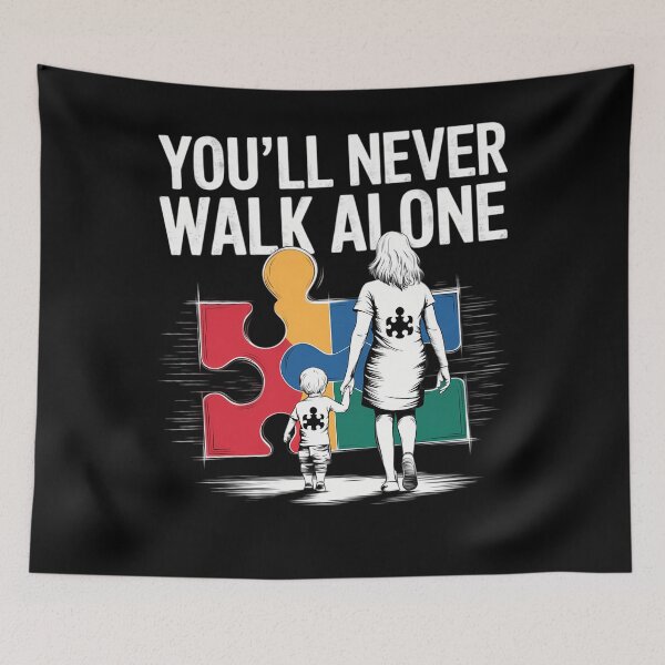 Item preview, Mother Son Family Autistic Kids Autism Awareness Mom designed and sold by CruelShadesSt.