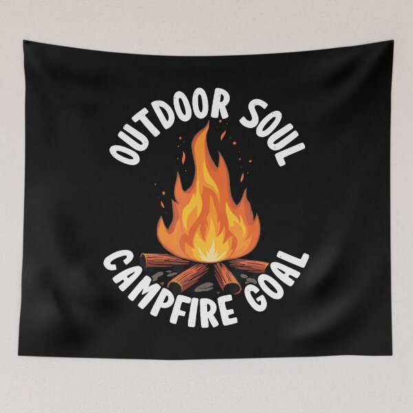 Item preview, Outdoor Soul Campfire Goal Cozy Camping designed and sold by EarlineRenee.