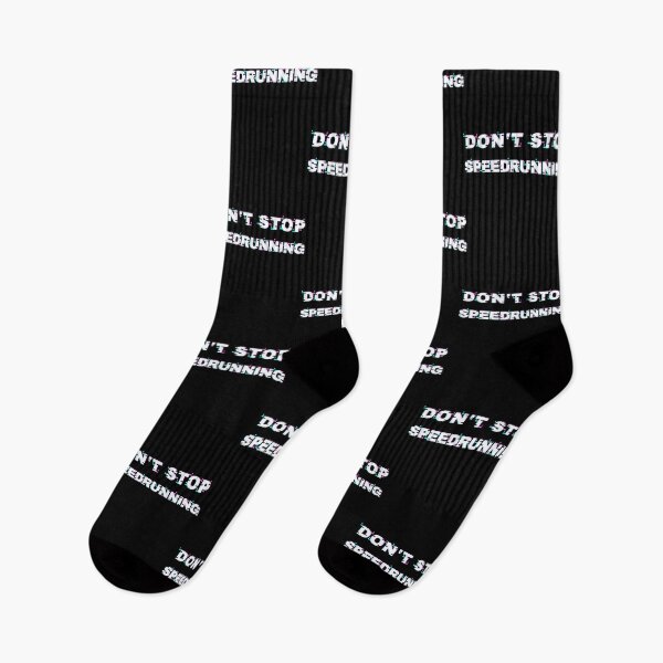 Item preview, Glitch Don’t Stop Speedrunning Gamer Aesthetic designed and sold by PHRASEandSTYLE.