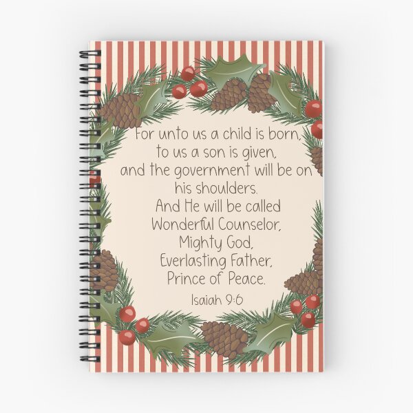 Item preview, Isaiah 9:6 - Christmas art designed and sold by Willow & Grace Designs.