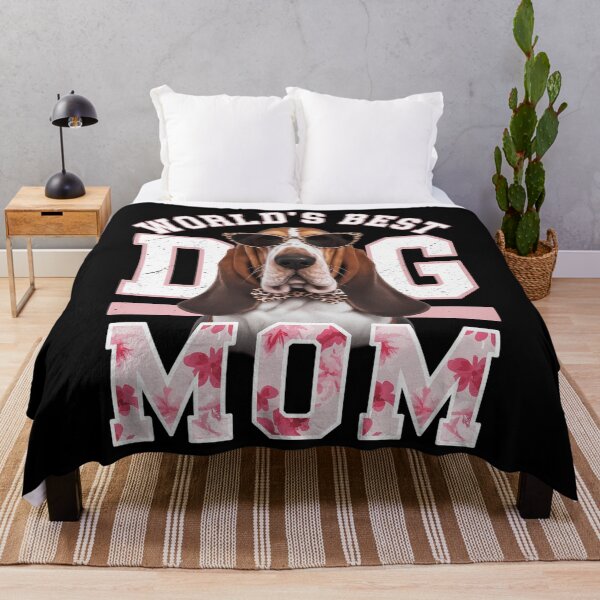 Item preview, World's Best Basset Hound Dog Mom Leopard Funny Mother's Day designed and sold by CruelShadesSt.