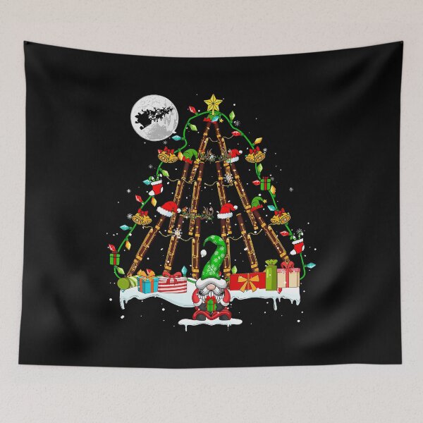 Item preview, Santa Reindeer Elf Bassoons Xmas Tree Gnome Instrument designed and sold by EileenDeana.
