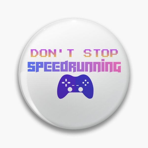 Item preview, Minimal Violet Controller – Don’t Stop Speedrunning designed and sold by PHRASEandSTYLE.