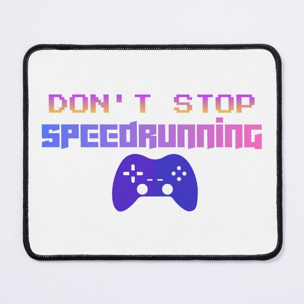 Item preview, Minimal Violet Controller – Don’t Stop Speedrunning designed and sold by PHRASEandSTYLE.