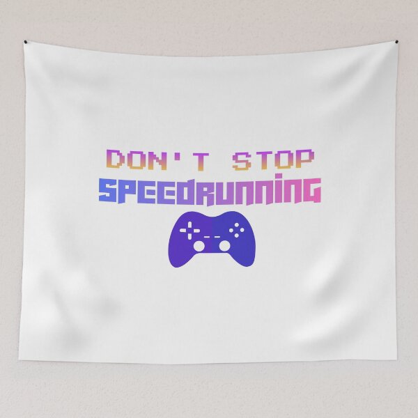 Item preview, Minimal Violet Controller – Don’t Stop Speedrunning designed and sold by PHRASEandSTYLE.