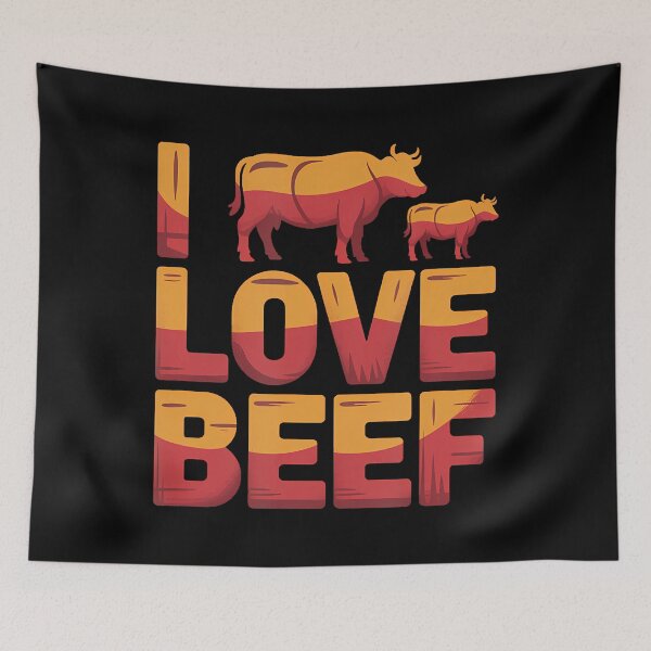 Item preview, I Love Beef Cow Appreciation designed and sold by PeggyBeverly.
