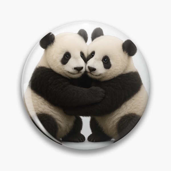 Item preview, Cute Panda Cubs Embracing designed and sold by BloomOfDesign.