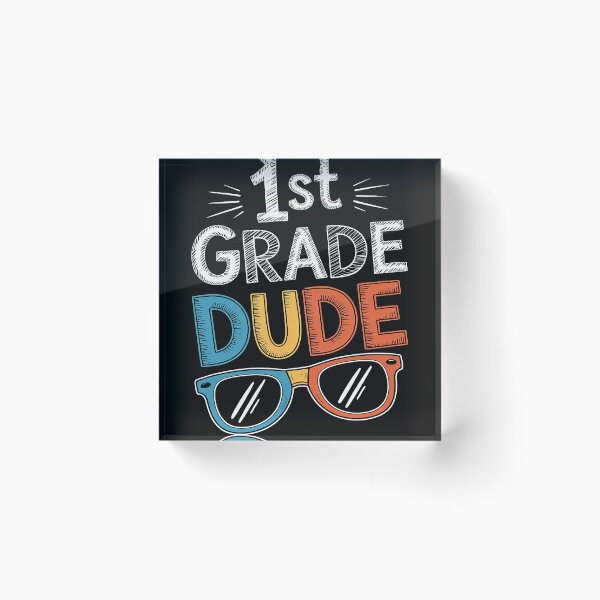 Item preview, 1st Grade Dude Back To School First Grade student designed and sold by BlueCreator-inc.