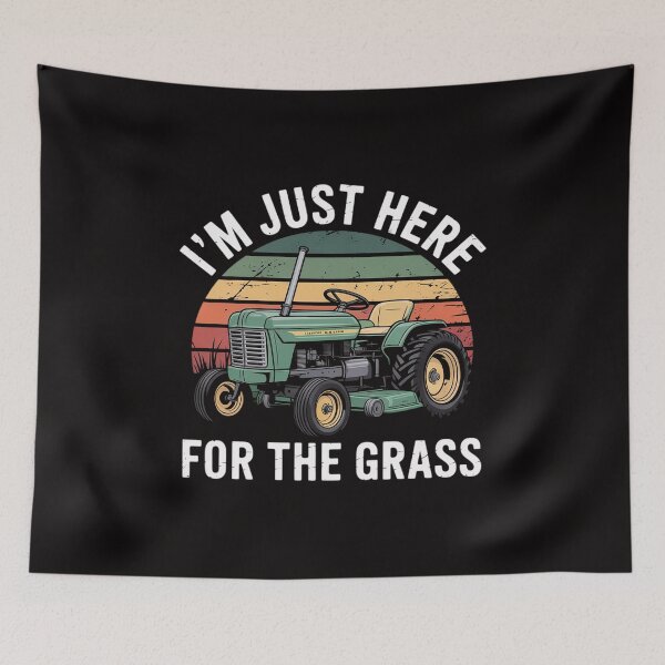Item preview, Im Just Here For The Grass Riding Mower Mowing Gift For Dad designed and sold by margaridroso.