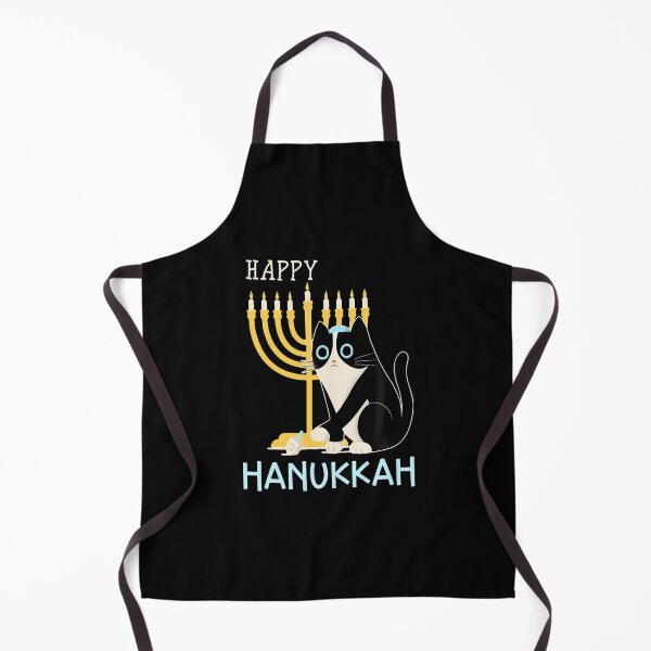 Item preview, Happy Hanukkah Cute Cat Jewish Holiday Festival Of Lights designed and sold by KristinDebra.