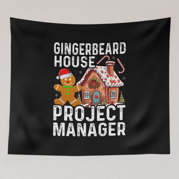 Item preview, Gingerbread House Project Manager Christmas Cookie Baking designed and sold by SarahLeanne1.