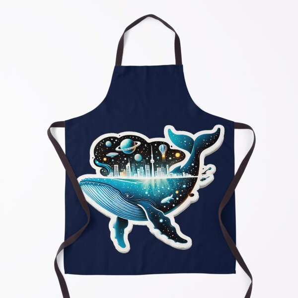 Item preview, Surreal Cosmic Whale Floating Through Starry Universe designed and sold by PinUpPizzazz.