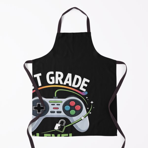 Item preview, 1st Grade Level Unlocked Gamer First Day Of School Boys 4 designed and sold by BlueCreator-inc.