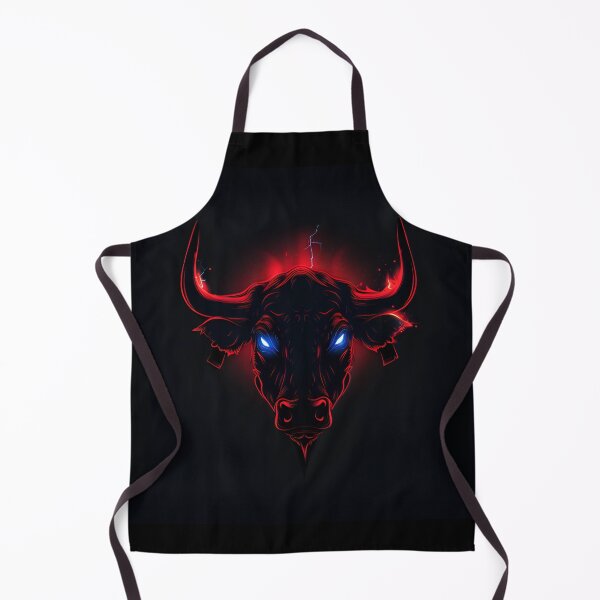 Item preview, Neon Noir Bull Market – Cyberpunk Bull Head designed and sold by GlyphSmith.