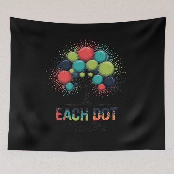 Item preview, Each Dot Matters Dot Day Polka Dot Tree Art Student Boy Girl designed and sold by FndPardaL.