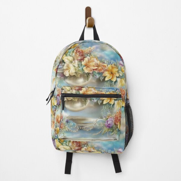 Item preview, Vibrant Sky Florals With Swirling Light and Color designed and sold by Noitcaei.