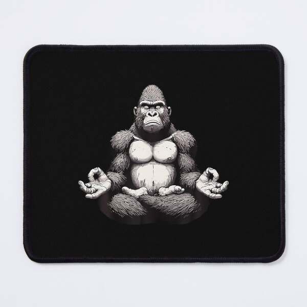 Item preview, Meditation Gorilla Yoga Pose Relaxing Animal designed and sold by JosephineCathy.