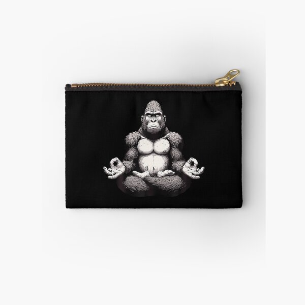 Item preview, Meditation Gorilla Yoga Pose Relaxing Animal designed and sold by JosephineCathy.