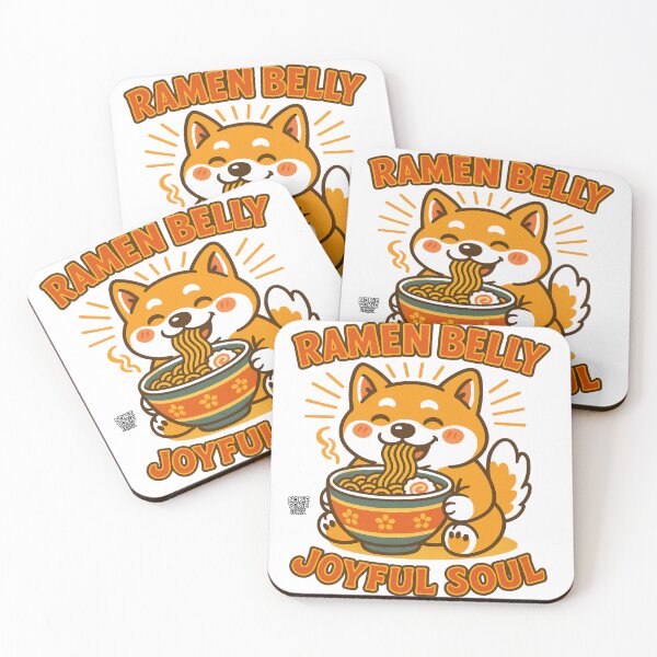 Item preview, RAMEN BELLY JOYFUL SOUL designed and sold by NOKIE POKIE DESIGN STUDIO.