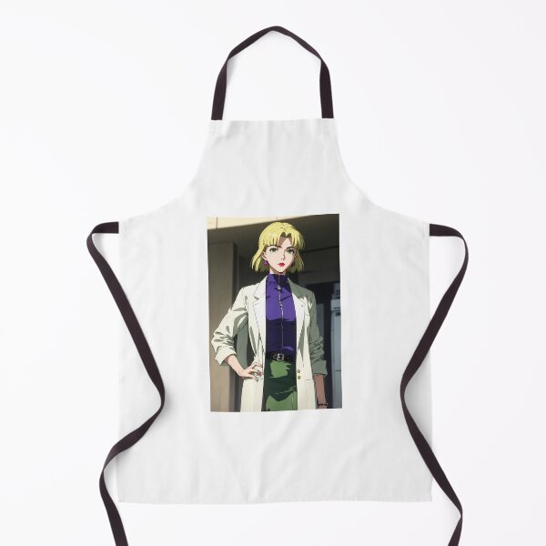 Item preview, Cool NERV Scientist Portrait: Ritsuko Akagi in Lab Coat designed and sold by iloveanimechibi.
