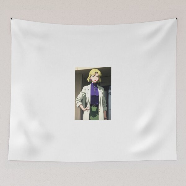 Item preview, Cool NERV Scientist Portrait: Ritsuko Akagi in Lab Coat designed and sold by iloveanimechibi.
