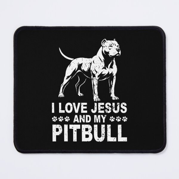 Item preview, I Love Jesus And My Pitbull designed and sold by EarlineRenee.