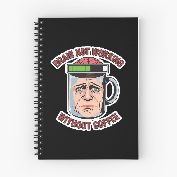 Item preview, Brain Not Working Without Coffee Humor designed and sold by Brossock.