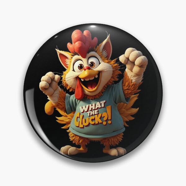 Item preview, WHAT THE CLUCK – Funny Cartoon Hybrid Character with Bold Attitude designed and sold by SoftyDesigns.