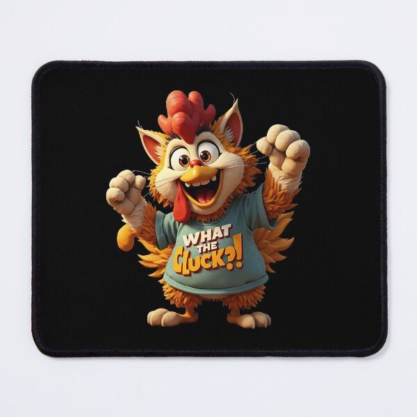 Item preview, WHAT THE CLUCK – Funny Cartoon Hybrid Character with Bold Attitude designed and sold by SoftyDesigns.