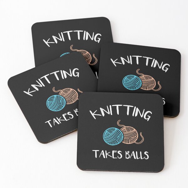 Item preview, Knitting Takes Balls designed and sold by KristinDebra.