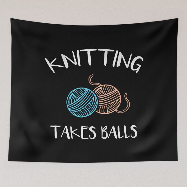 Item preview, Knitting Takes Balls designed and sold by KristinDebra.