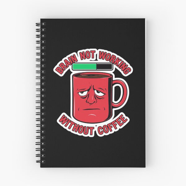 Item preview, Brain Not Working Without Coffee Humor designed and sold by Brossock.