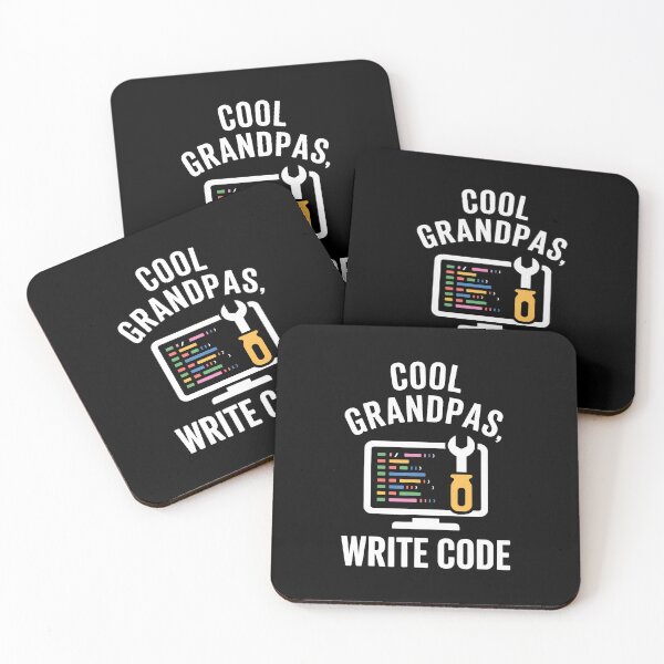 Item preview, Cool Grandpas Write Code Funny Programmer Coder designed and sold by PeggyBeverly.