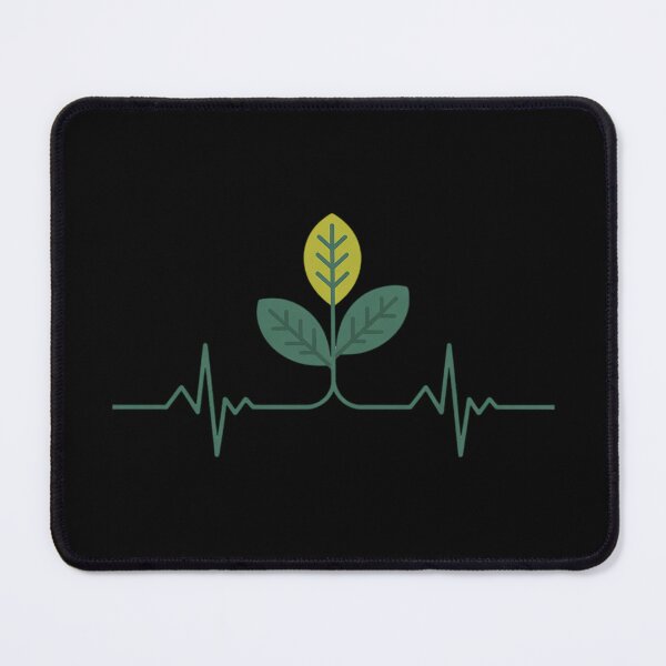 Item preview, ECG Heartbeat Plant Growth Nature Love Eco Minimalist designed and sold by FndPardaL.