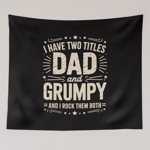Item preview, I Have Two Titles Dad And Grumpy Father's Day Grumpy designed and sold by margaridroso.