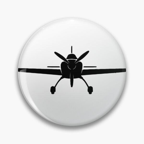 Item preview, aerobatic airplane silhouette 3 blade prop single seat designed and sold by PilotandPlane.
