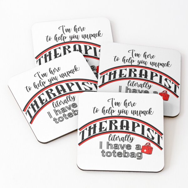 Item preview, Therapist I'm Here to Help You Unpack Text Based designed and sold by DivineHaven.
