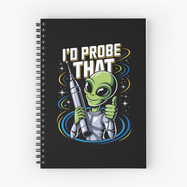 Item preview, I'D Probe That Funny Alien Humor Sci Fi Space Joke designed and sold by BarbaraLillie.
