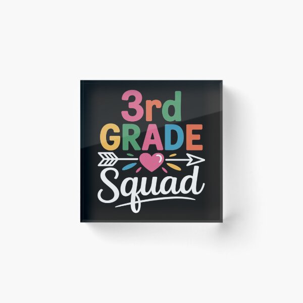 Item preview, 3rd Grade Squad Third Teacher Student Team Back To School designed and sold by Dolostope.