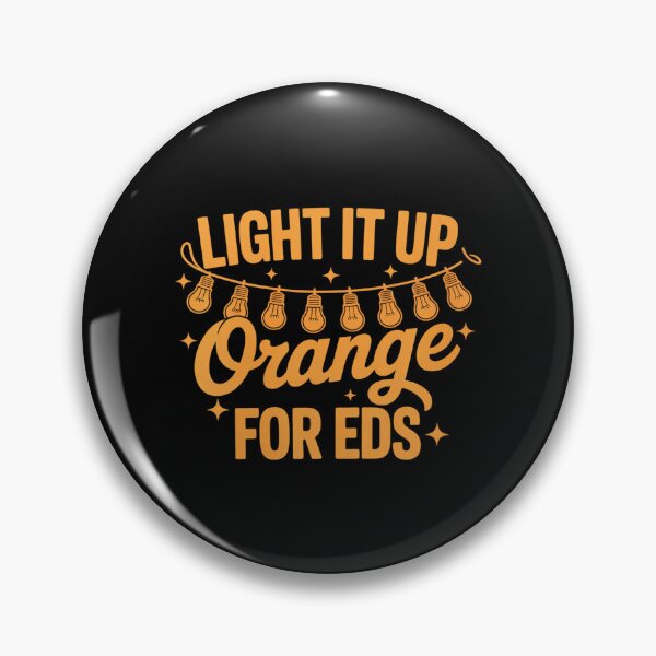 Item preview, Ehlers-Danlos Syndrome Warrior Light Its Up Orange for EDS designed and sold by FndPardaL.